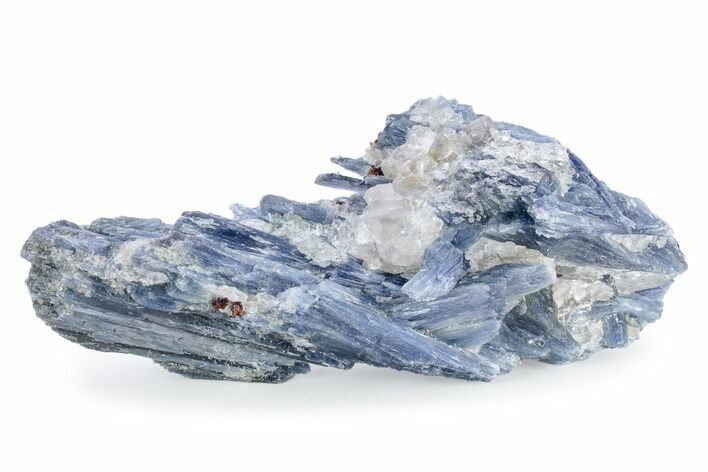 Vibrant Blue Kyanite Crystals In Quartz - Brazil #242790